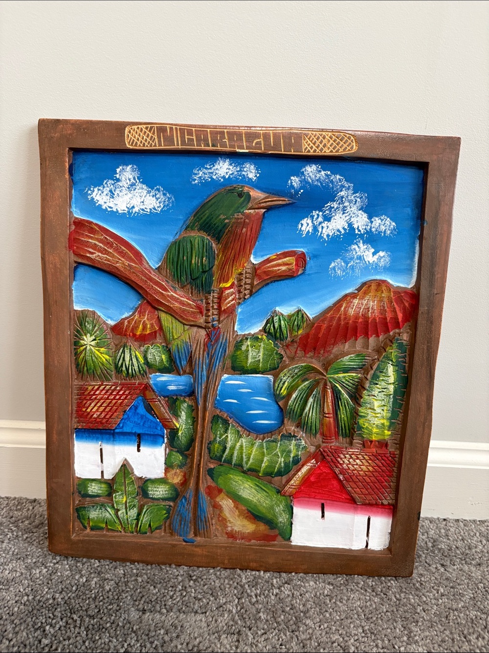 Nicaragua wood art